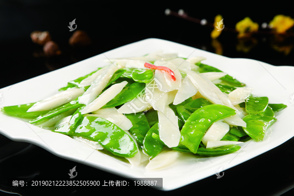 荷蘭豆炒山藥
