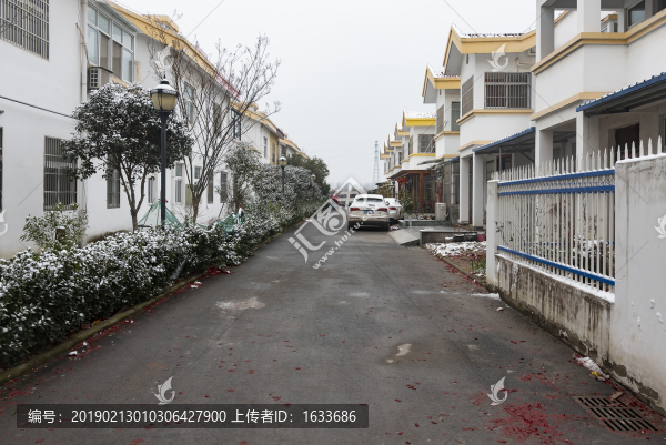 小區(qū)雪景