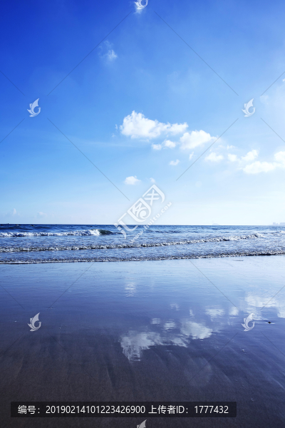 波浪起伏的海岸