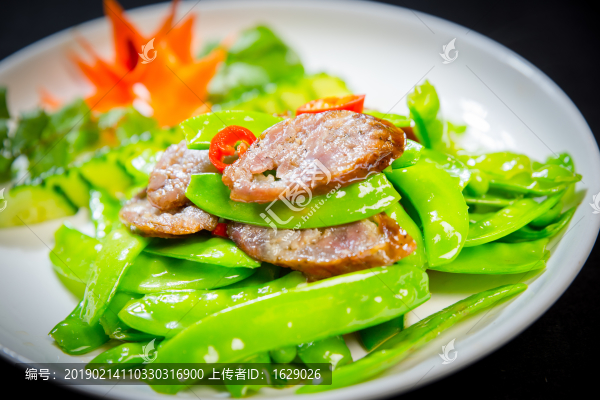 扁豆炒臘腸