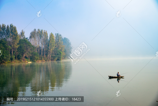 河流漁民