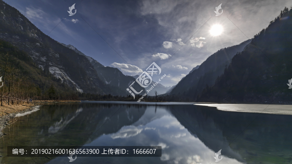 畢棚溝風光