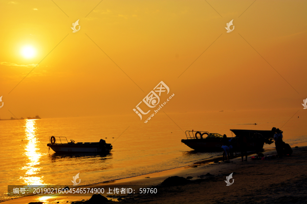 海邊夕陽風(fēng)光