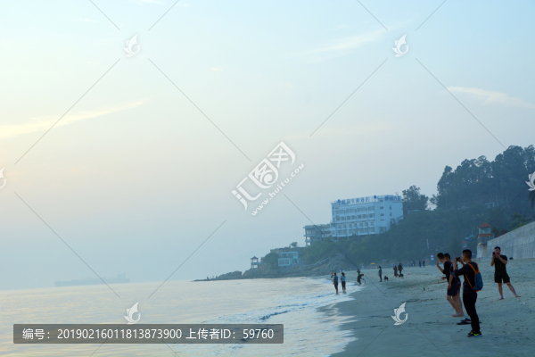 海邊夕陽(yáng)風(fēng)景