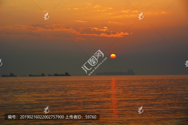 海上夕陽(yáng)風(fēng)景
