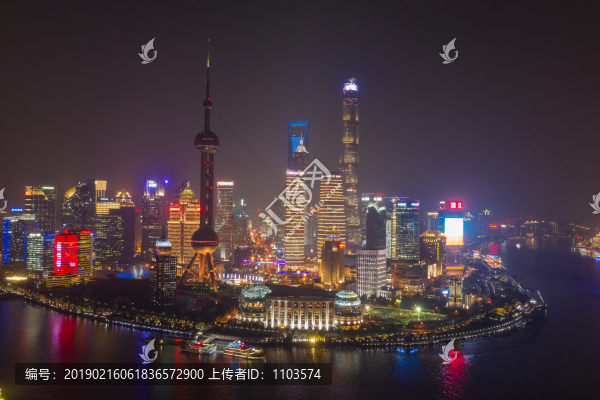 航拍上海夜景42