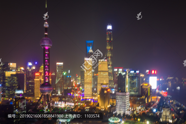 航拍上海夜景46