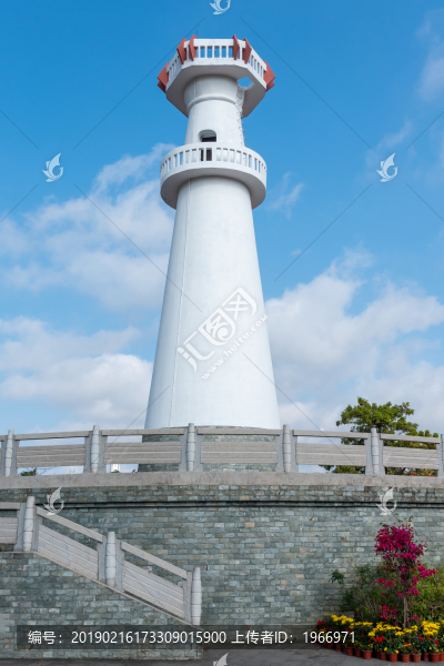 湛江市區(qū)中澳友誼花園的燈塔