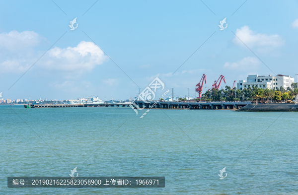 湛江寶盛碼頭的風光