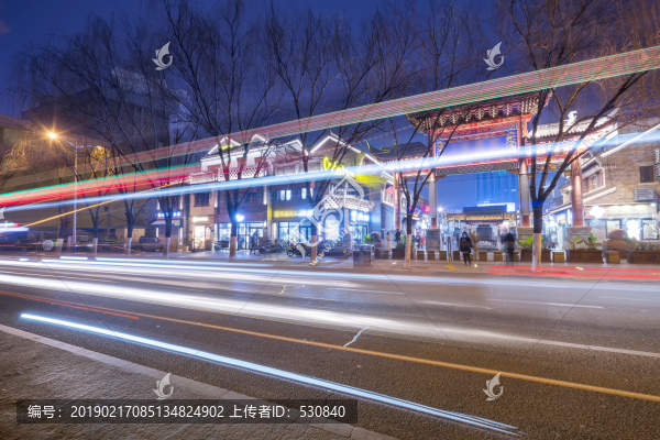 濟南寬厚里夜景