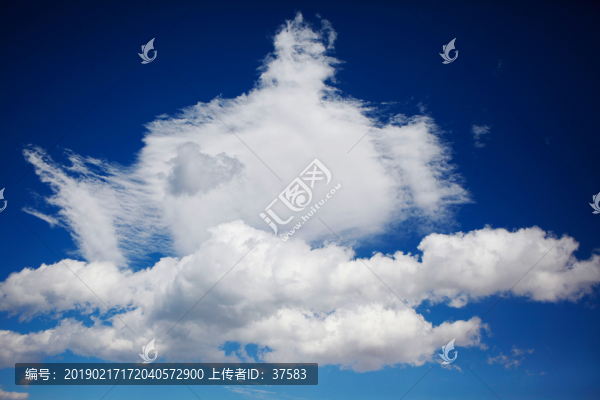 藍天白云
