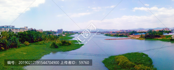 河流風光全景