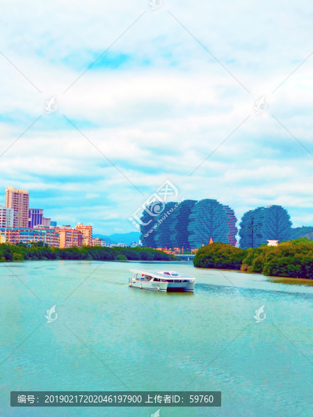 三亞河畔風(fēng)景