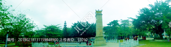 文昌烈士紀(jì)念碑全景圖