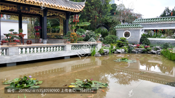 古代園林一角
