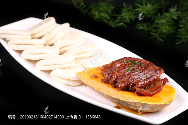 金瓜粉蒸肉