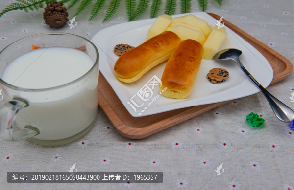 牛奶面包