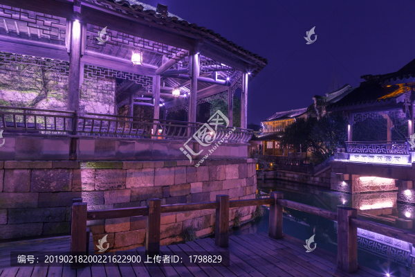 浙江烏鎮(zhèn)夜景