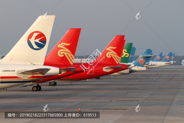 沈陽機場停機坪全景