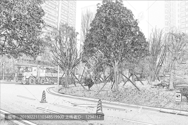 素描圖片