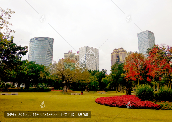 公園建筑草地風(fēng)景