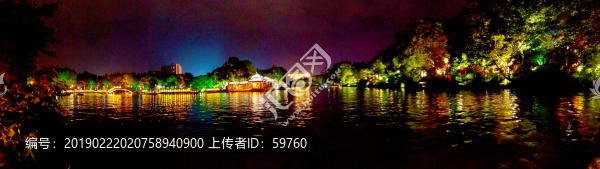 桂林二江四湖夜景