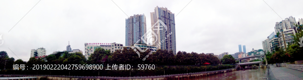 貴陽南明河畔建筑風(fēng)景