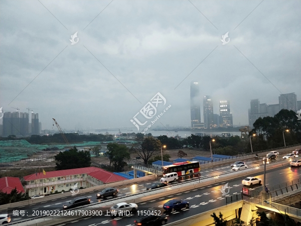 雨中廣州