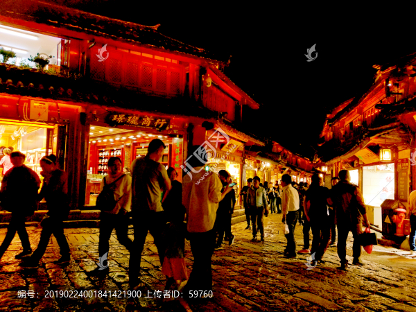 麗江古城夜景