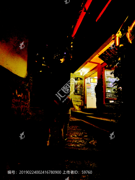 麗江古城夜景
