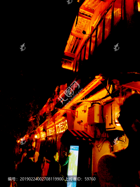 麗江古城夜景