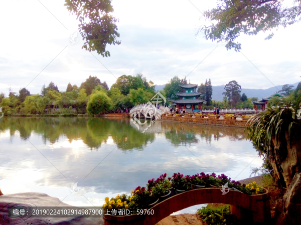 麗江黑龍?zhí)讹L(fēng)景