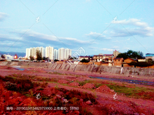 西昌建昌古城河畔風(fēng)景