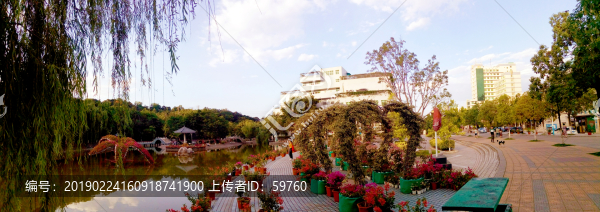 攀枝花學(xué)院湖畔風(fēng)景