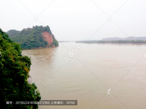 樂山大佛江邊風(fēng)景