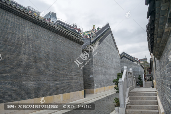 嶺南風(fēng)格建筑青磚墻