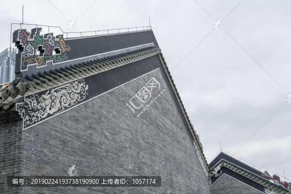 嶺南風(fēng)格建筑青磚墻