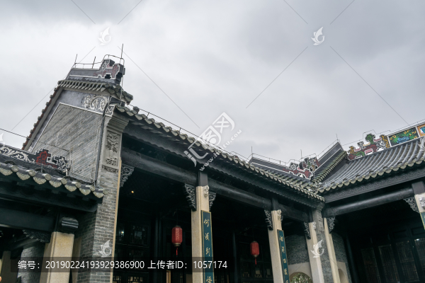 嶺南特色屋頂屋檐雕刻