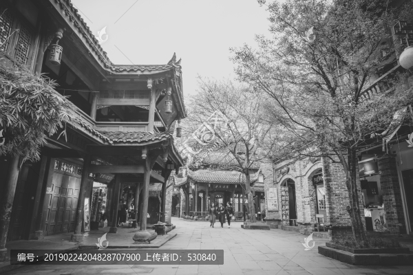 四川古鎮(zhèn)老照片