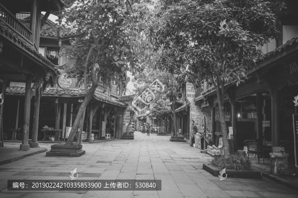 四川古鎮(zhèn)老照片