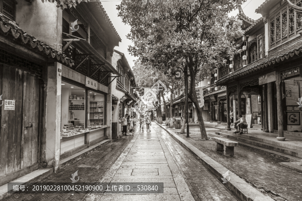 蘇州古鎮(zhèn)黑白照片