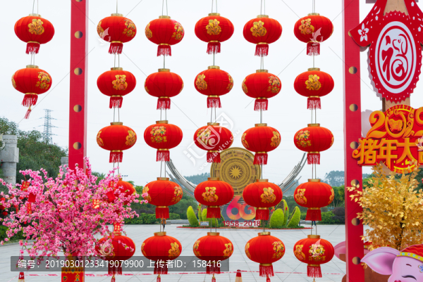 春節(jié)海報(bào)背景素材燈籠