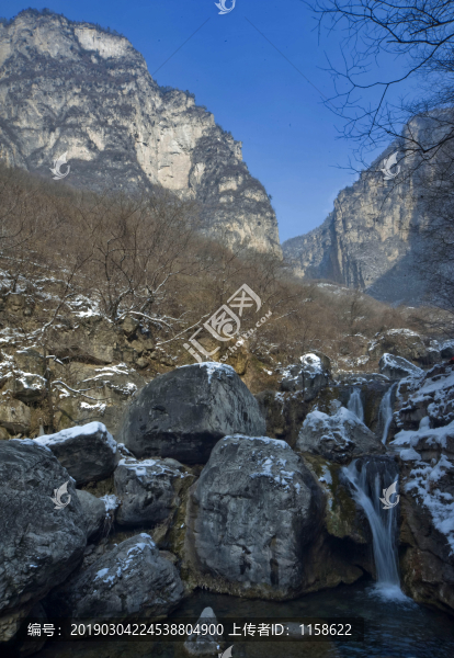 冰雪奇觀河南云臺山
