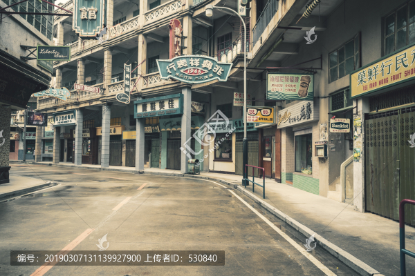 老香港街道店鋪