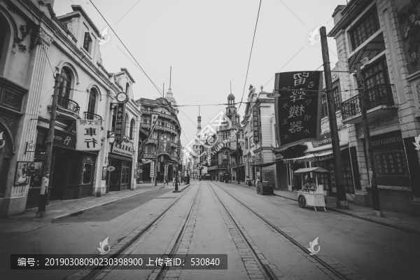 老上海建筑街景