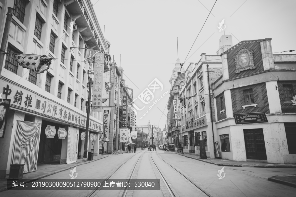 老上海建筑街景
