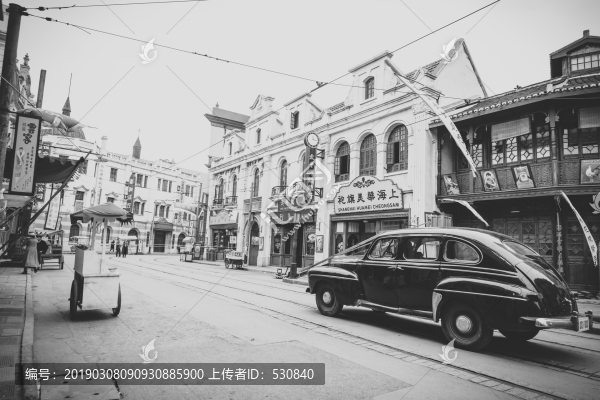 老上海建筑街景