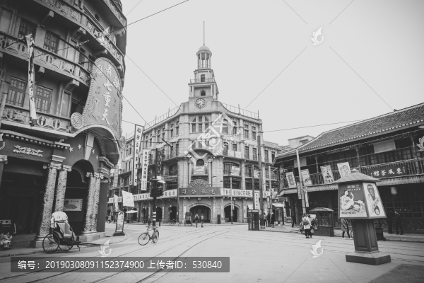 老上海建筑街景