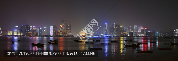 杭州錢江新城全景圖