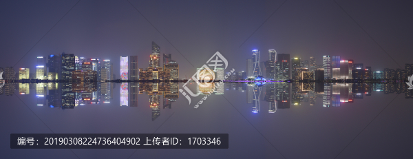 杭州錢(qián)江新城全景